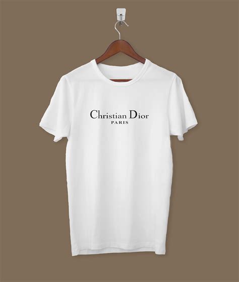 dior t shirt black and white